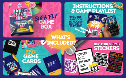 THE 90s & 2000s HIP-HOP &  R&B PARTY GAME