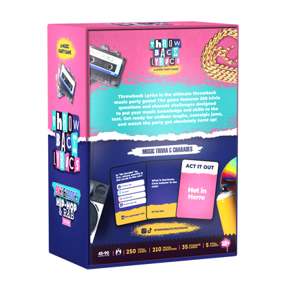 THE 90s & 2000s HIP-HOP &  R&B PARTY GAME